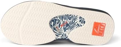 REEF Mens Sandals, Fanning Navy-orange Tropic