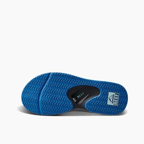 REEF Mens Sandals, Fanning Gunmetal-ocean
