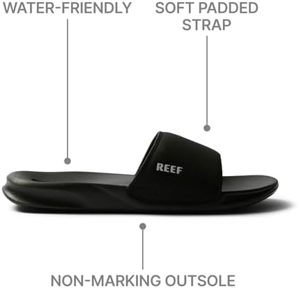 Reef Men's One Slide Sandal Black