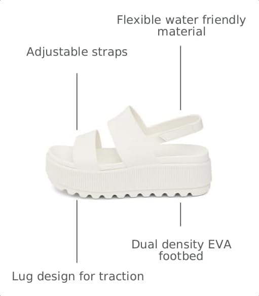 REEF Women's Sandals, Water Vista Higher WhiteWhite