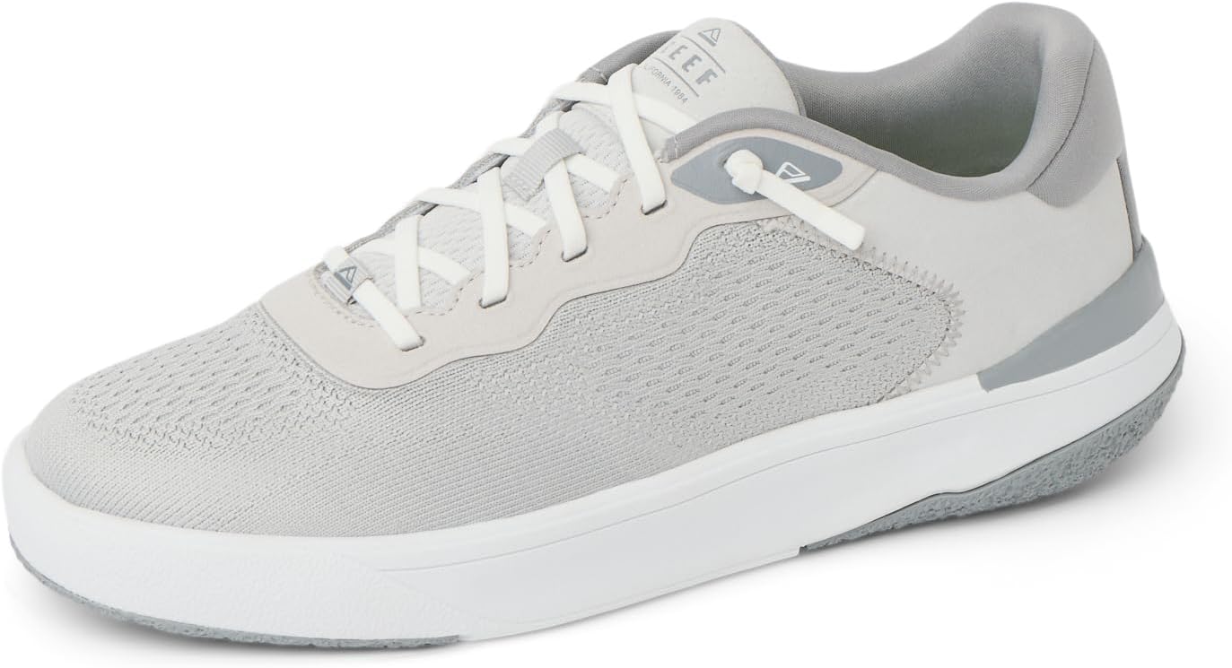 REEF Mens Shoes, Shoreline Del Mar Light Grey