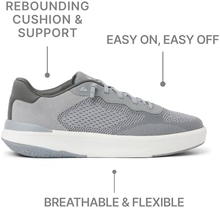 REEF Mens Shoes, Shoreline Del Mar Heather Grey