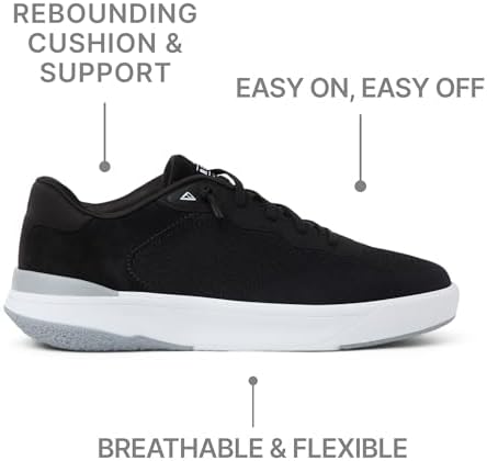 REEF Mens Shoes, Shoreline Del Mar BlackWhite