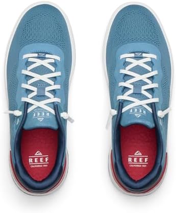 REEF Mens Shoes, Shoreline Del Mar NavyWhiteRed