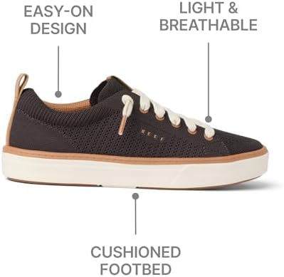 REEF Women's Shoes, Lay Day Lite Charcoal