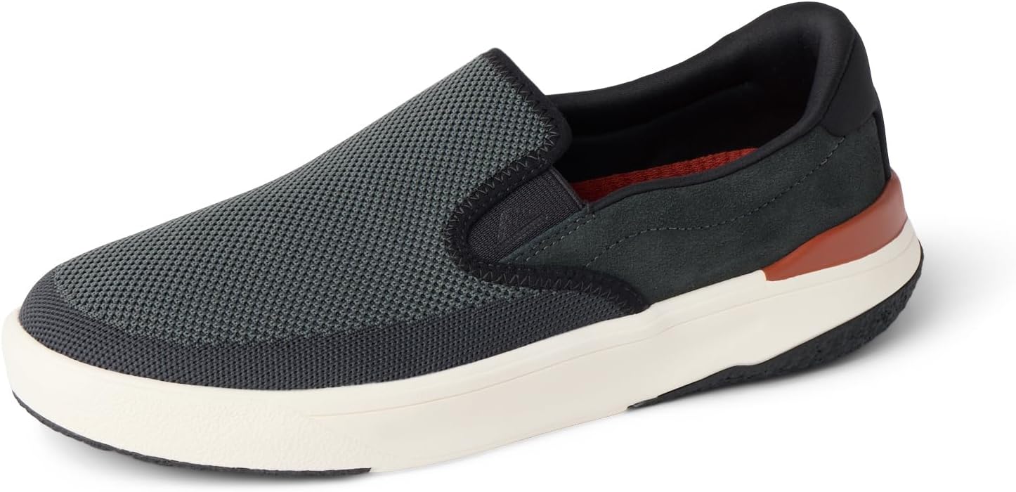REEF Men's Shoes, Del Mar Slip On Charcoal