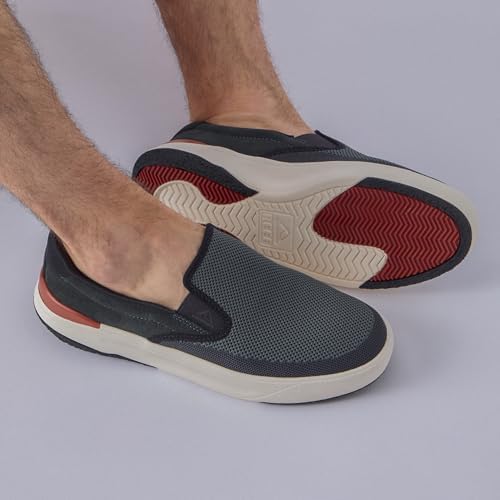 REEF Men's Shoes, Del Mar Slip On Charcoal
