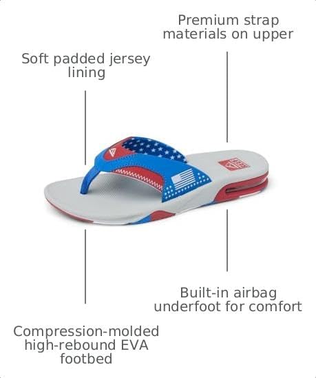 REEF Mens Sandals, Fanning The 4th