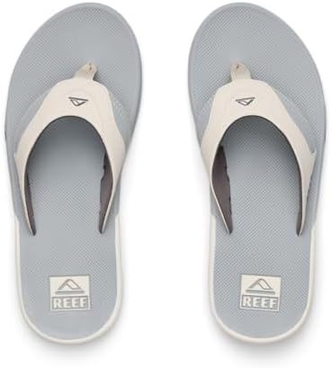 REEF Mens Sandals, Fanning LightGreyGreyBlue